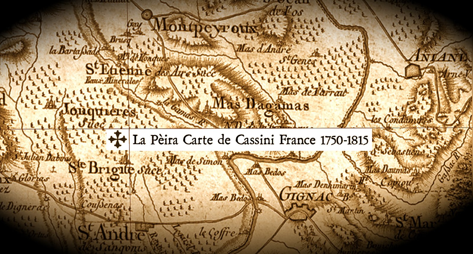 La Peira Carte de Cassini 1750-1815